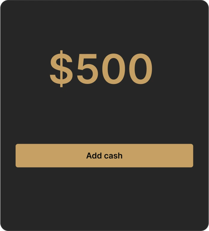 Step 2: Adding funds to hkgx.vip account