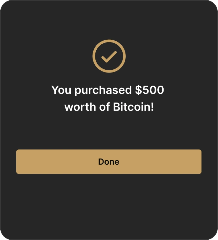 Step 3: Buying Bitcoin on hkgx.vip